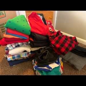 Toddler Boys Winter Bundle 2T and 3T with Nike Shoes